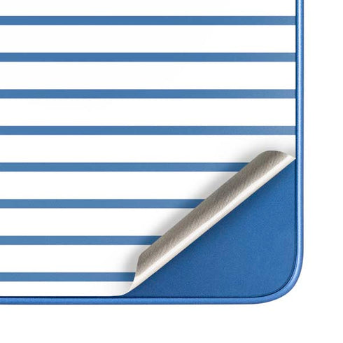 Blue and White Stripes Moto G Play 4G (2024) Skin