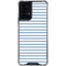 Blue and White Stripes Moto G Power 5G (2024) Clear Case