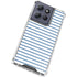 Blue and White Stripes Moto G Power 5G (2025) Clear Case
