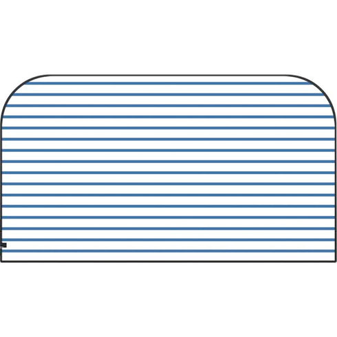 Blue and White Stripes Nintendo Switch 2 (2025) with Joy-Con Skin