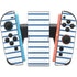 Blue and White Stripes Nintendo Switch 2 (2025) Joy-Con Controller Skin