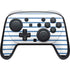 Blue and White Stripes Nintendo Skins
