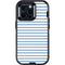 Blue and White Stripes Otterbox Defender iPhone Skin