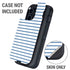 Blue and White Stripes Otterbox Defender iPhone Skin
