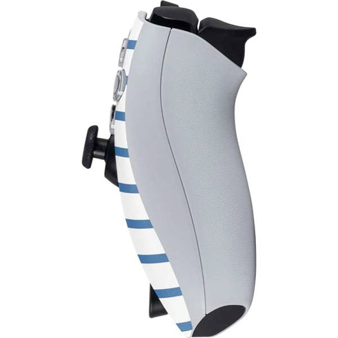 Blue and White Stripes PlayStation Portal Remote Player Skin