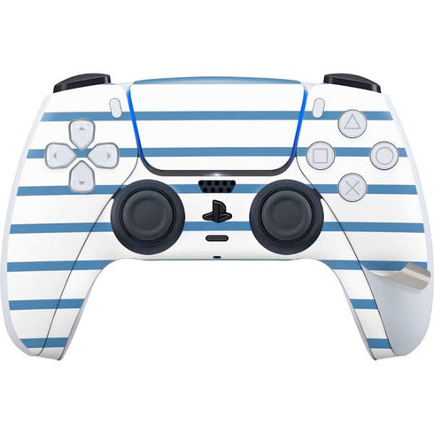 Blue and White Stripes PS5 Pro Bundle Skin