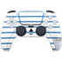 Blue and White Stripes PS5 Pro Disk Bundle Skin