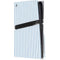 Blue and White Stripes PS5 Pro Disk Console Skin