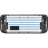 Blue and White Stripes Steam Deck Handheld Gaming Computer Skin