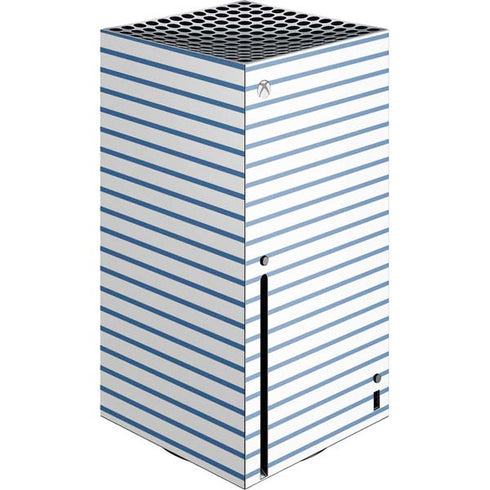 Blue and White Stripes Xbox Series X Skins