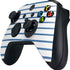 Blue and White Stripes Xbox Series X Controller Skin