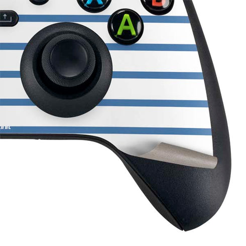 Blue and White Stripes XBox Series X Digital Edition Bundle Skin