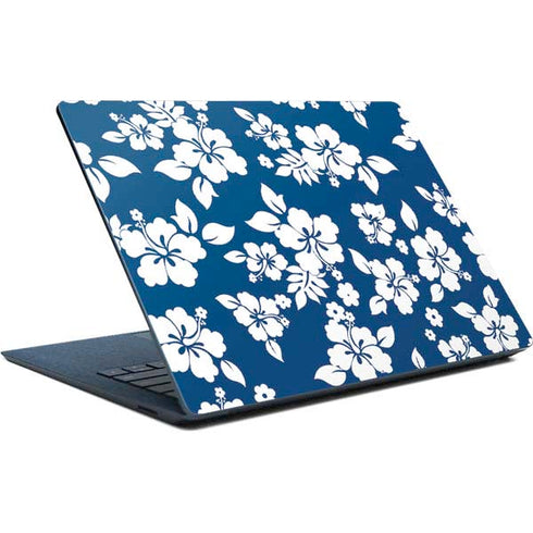 Blue and White Surface Laptop Skin