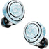 Blue and White Tie Dye Amazon Echo Buds Skin