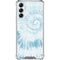 Blue and White Tie Dye Gabb Phone 4 Clear Case