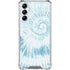 Blue and White Tie Dye Gabb Phone 4 Clear Case