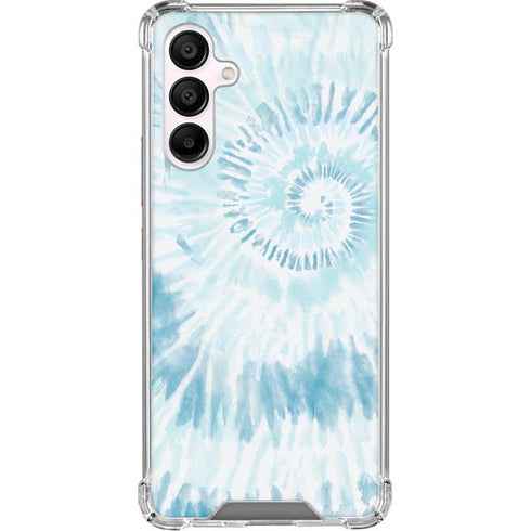 Blue and White Tie Dye Galaxy A16 5G Clear Case