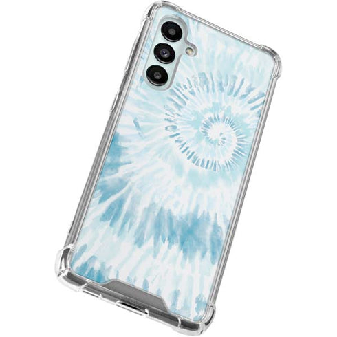 Blue and White Tie Dye Galaxy A16 5G Clear Case