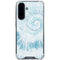 Blue and White Tie Dye Galaxy A36 5G Clear Case