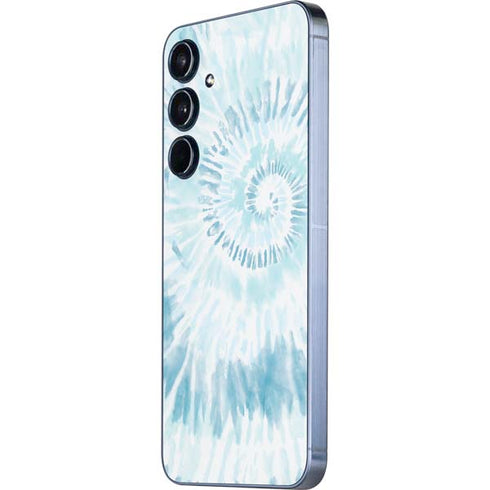 Blue and White Tie Dye Galaxy A36 5G Skin