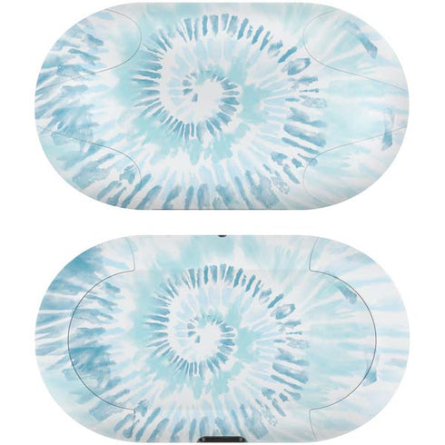 Blue and White Tie Dye Galaxy Buds Skin