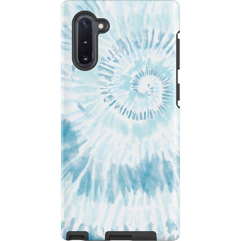 Blue and White Tie Dye Galaxy Cases