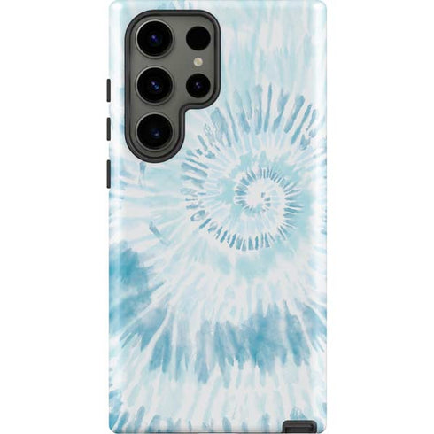 Blue and White Tie Dye Galaxy S23 Ultra Pro Case