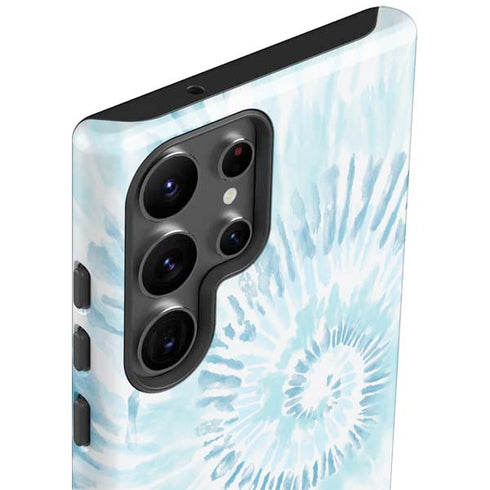 Blue and White Tie Dye Galaxy S23 Ultra Pro Case