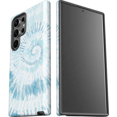 Blue and White Tie Dye Galaxy S23 Ultra Pro Case
