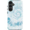 Blue and White Tie Dye Galaxy S25 Impact Case