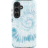 Blue and White Tie Dye Galaxy S25 Impact Case