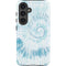 Blue and White Tie Dye Galaxy S25 Plus Impact Case