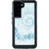 Blue and White Tie Dye Galaxy S24 Plus Waterproof Case