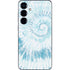 Blue and White Tie Dye Galaxy S24 Skin