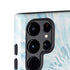 Blue and White Tie Dye Galaxy S25 Ultra Impact Case