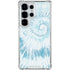 Blue and White Tie Dye Galaxy S25 Ultra Clear Case