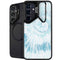 Blue and White Tie Dye Galaxy S26 Kickstand Case