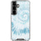 Blue and White Tie Dye Galaxy S26 Plus Clear Case