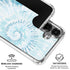 Blue and White Tie Dye Galaxy S26 Plus Clear Case