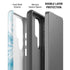 Blue and White Tie Dye Galaxy S26 Ultra Impact Case