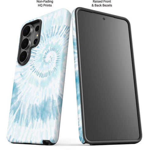 Blue and White Tie Dye Galaxy S26 Ultra Impact Case