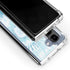 Blue and White Tie Dye Galaxy Z Fold5 5G Clear Case