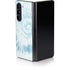 Blue and White Tie Dye Galaxy Z Fold5 5G Skin