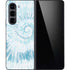 Blue and White Tie Dye Galaxy Z Fold5 5G Skin