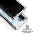 Blue and White Tie Dye Galaxy Z Fold6 Clear Case