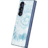 Blue and White Tie Dye Galaxy Z Fold6 Skin