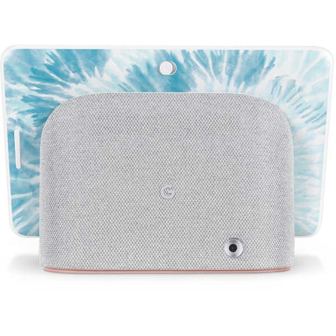 Blue and White Tie Dye Google Home Hub Skin