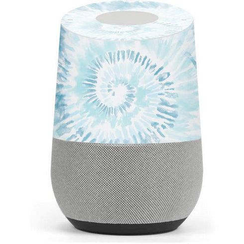 Blue and White Tie Dye Google Home Skin
