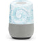 Blue and White Tie Dye Google Home Skin