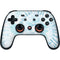 Blue and White Tie Dye Google Stadia Controller Skin